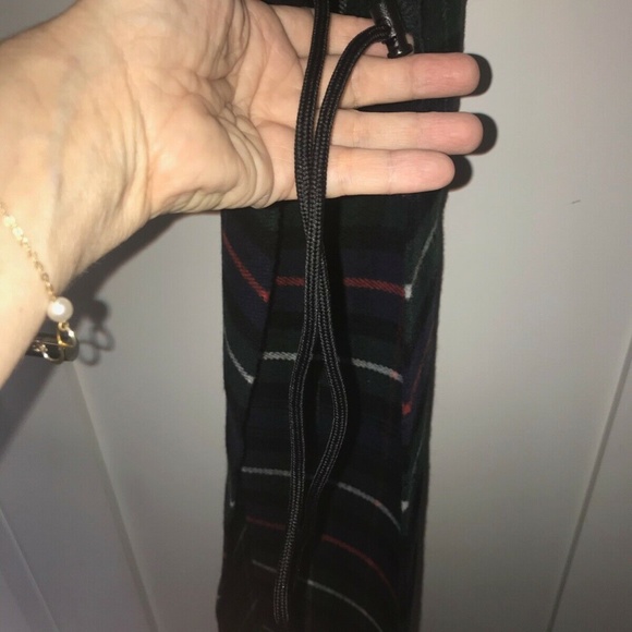 COPY - Balenciaga Blue Green Multi Wool Hoodie Logo Scarf - Picture 7 of 10